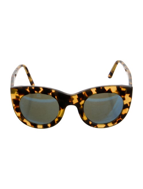 Illesteva Cat-Eye Mirrored Sunglasses