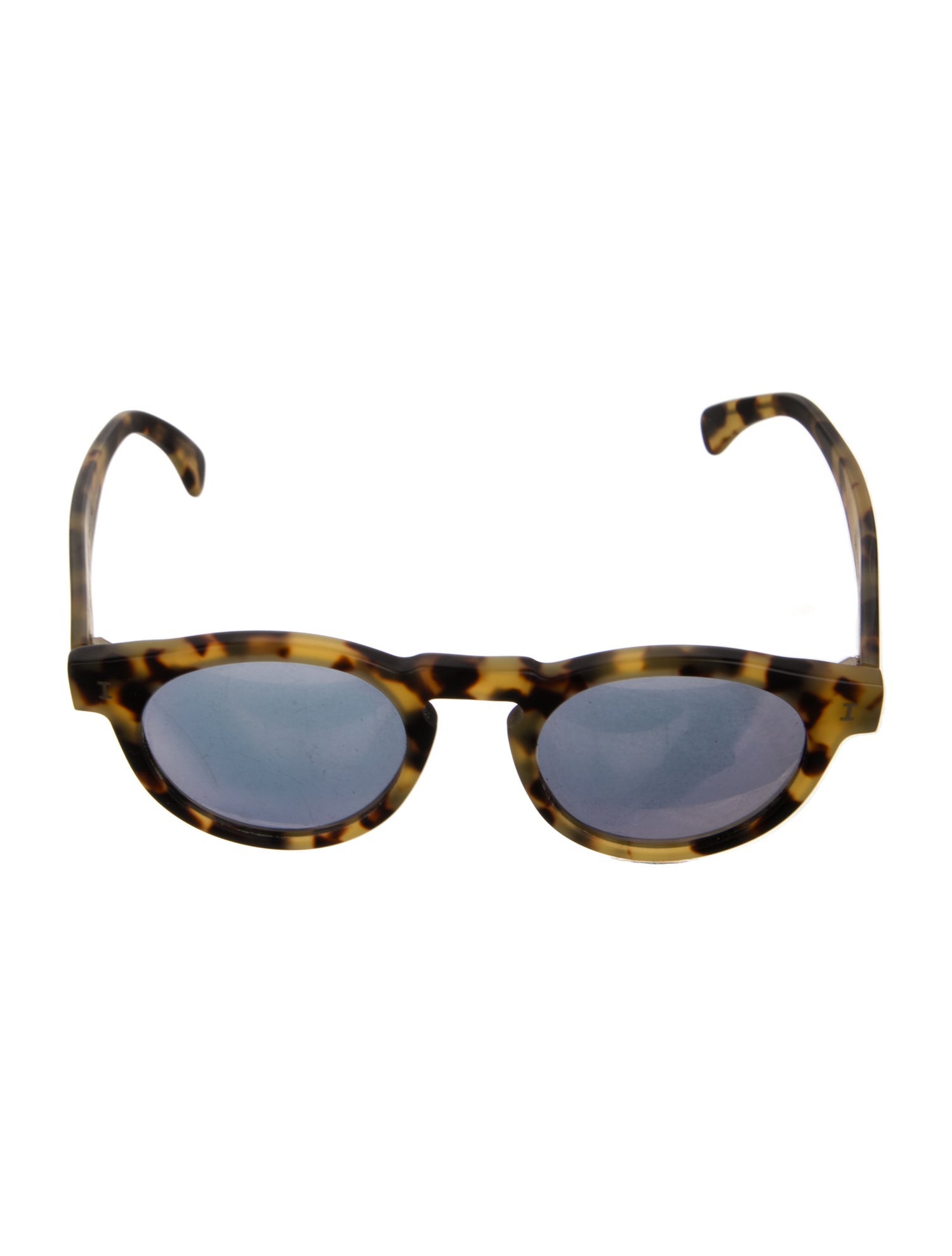 Illesteva Round Mirrored Sunglasses