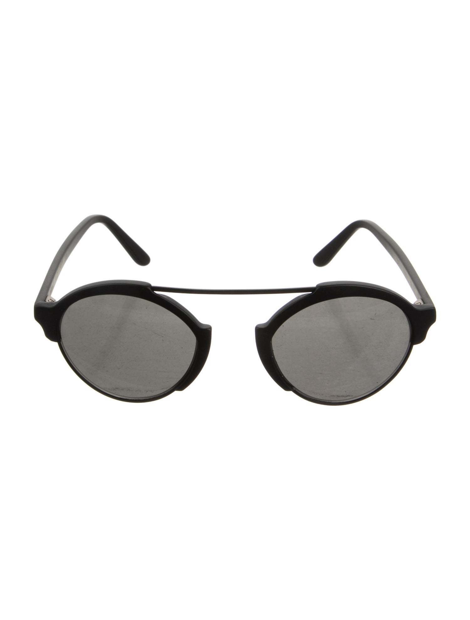 Illesteva Round Mirrored Sunglasses