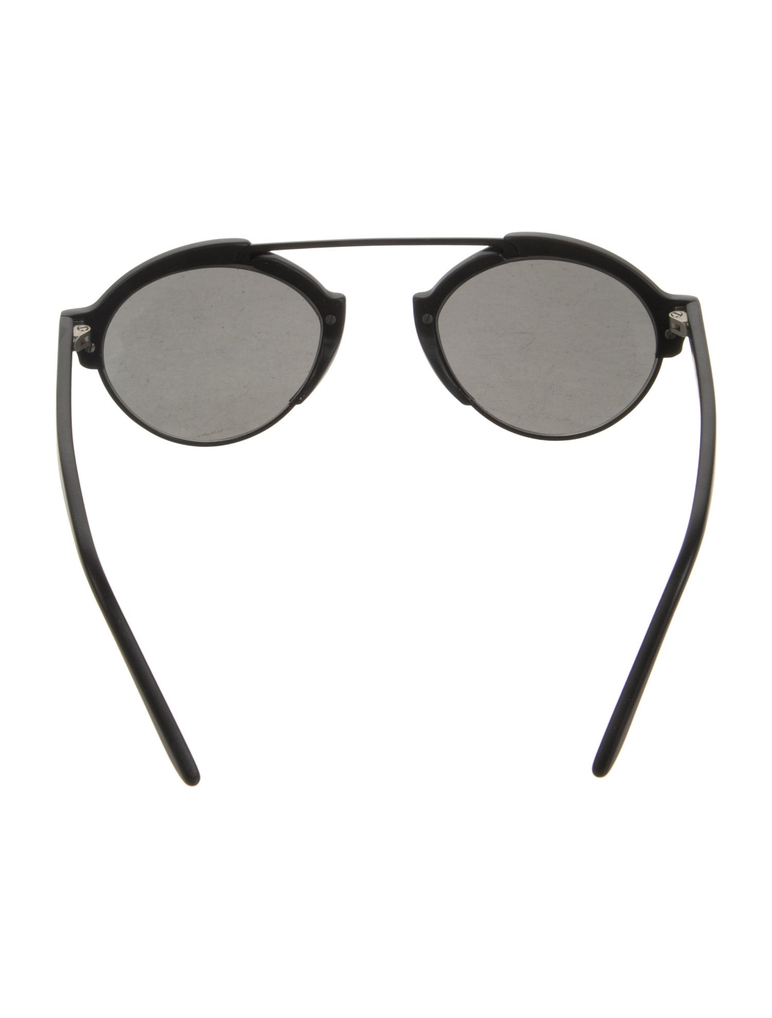 Illesteva Round Mirrored Sunglasses