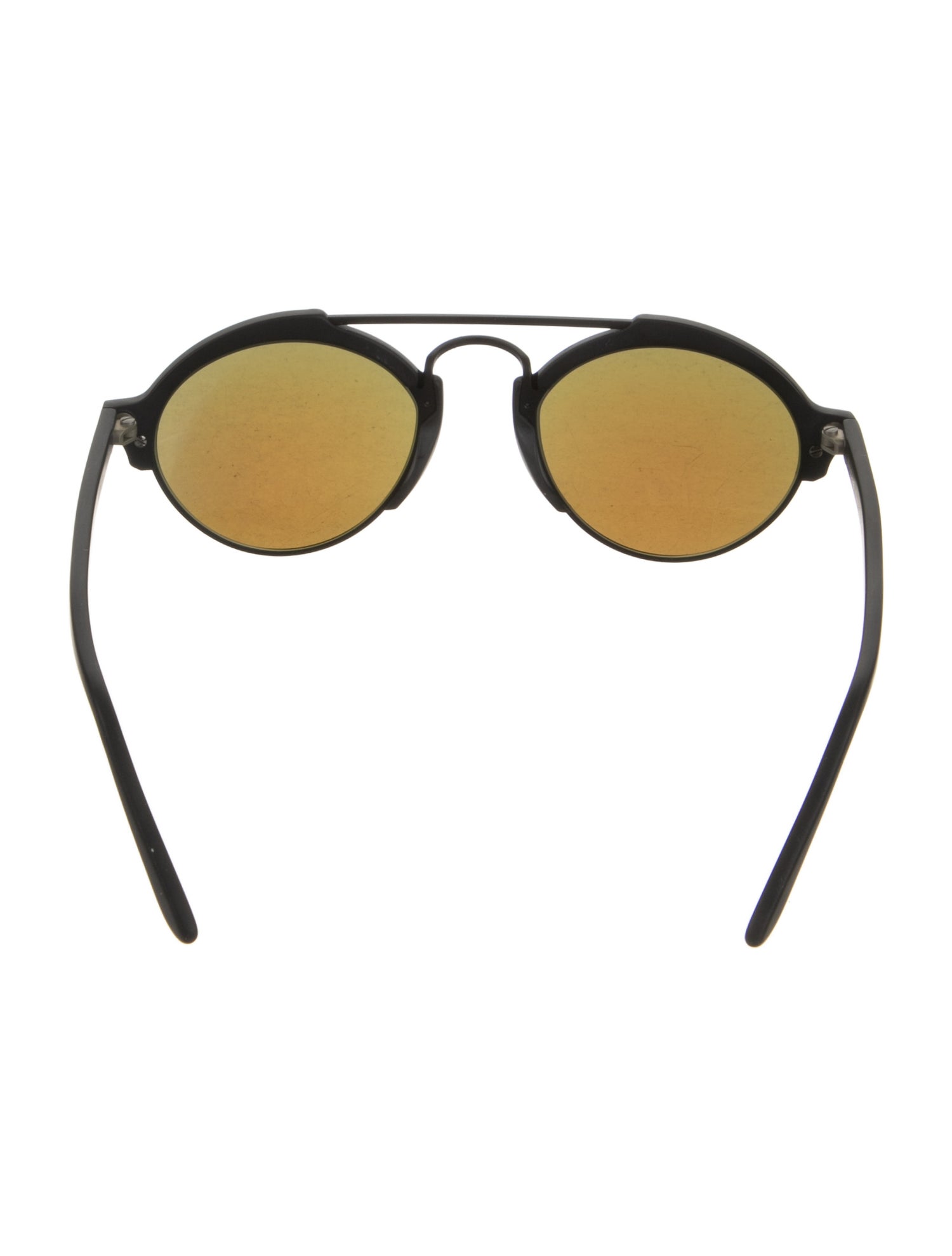 Illesteva Round Mirrored Sunglasses
