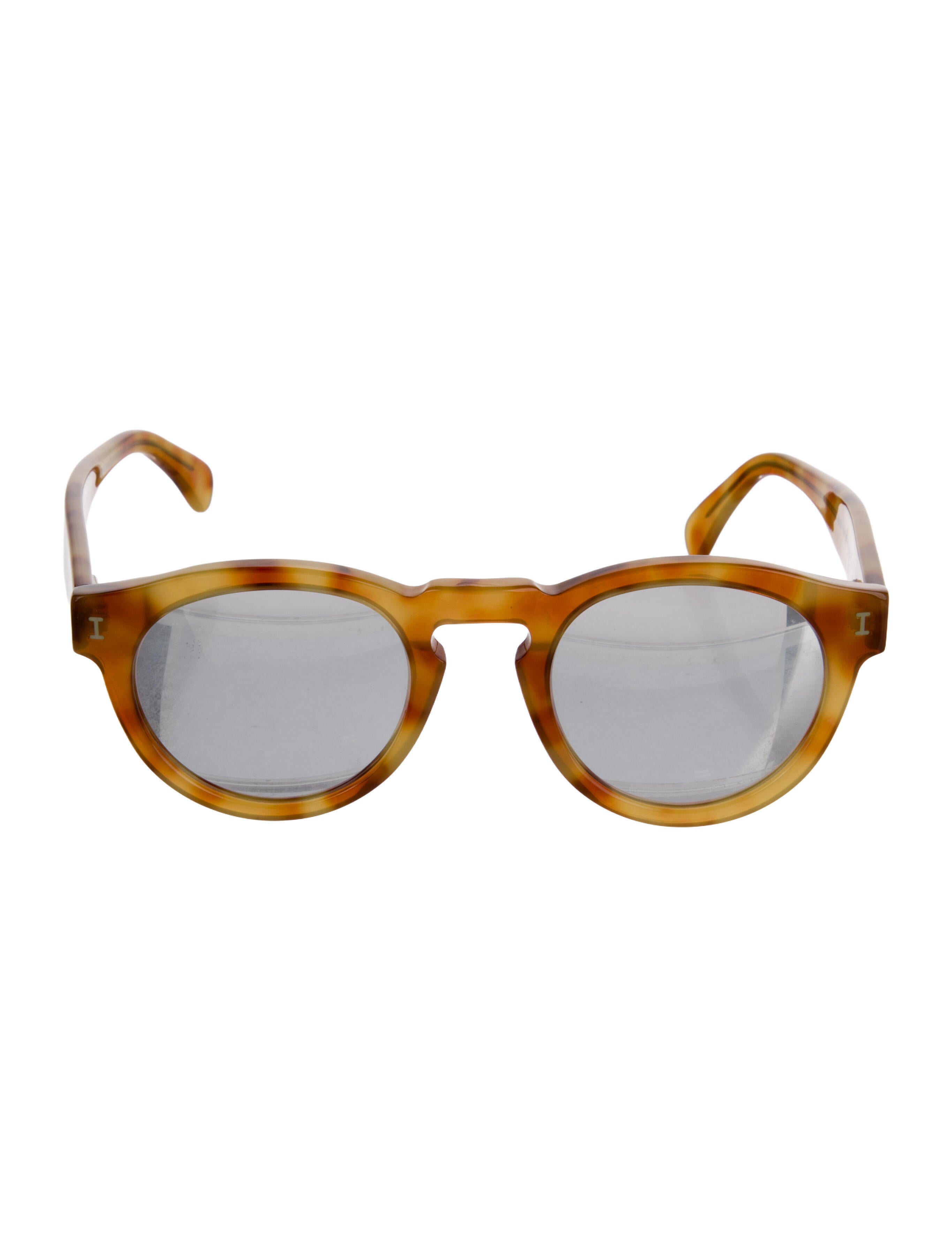 Illesteva Wayfarer Mirrored Sunglasses