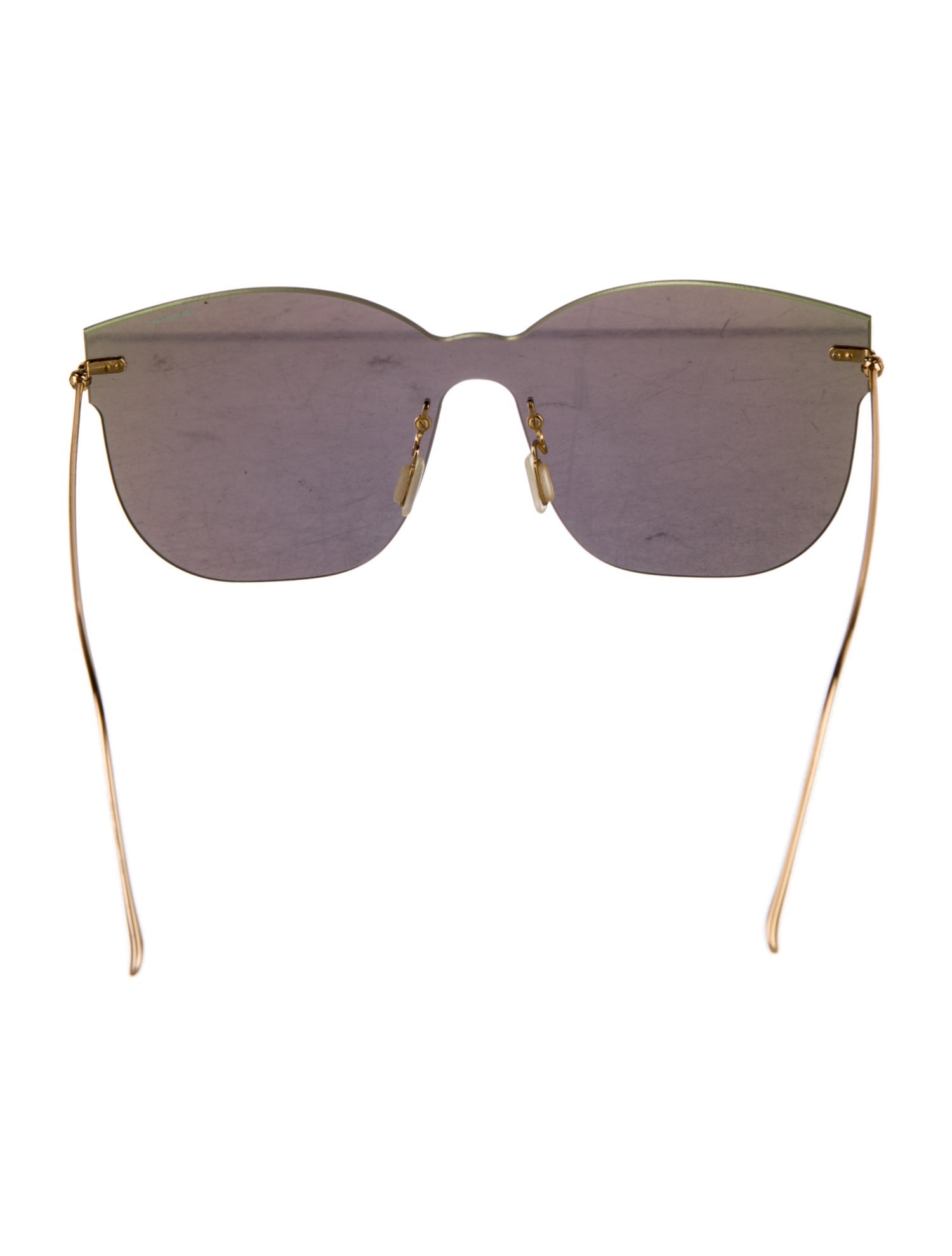 Illesteva Oversize Mirrored Sunglasses