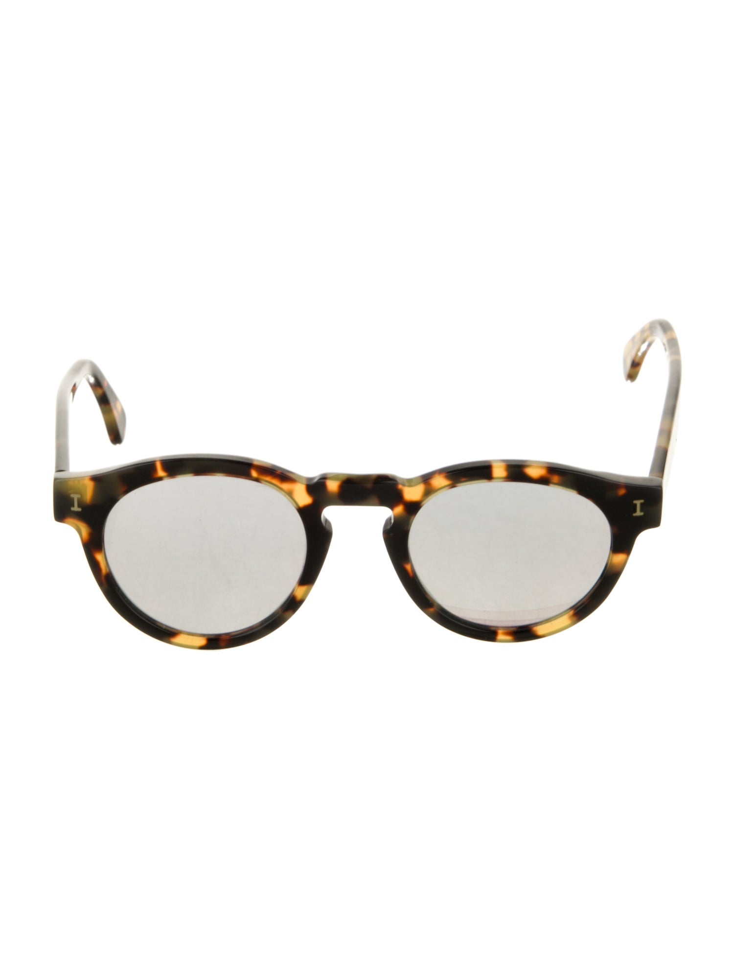 Illesteva Round Mirrored Sunglasses