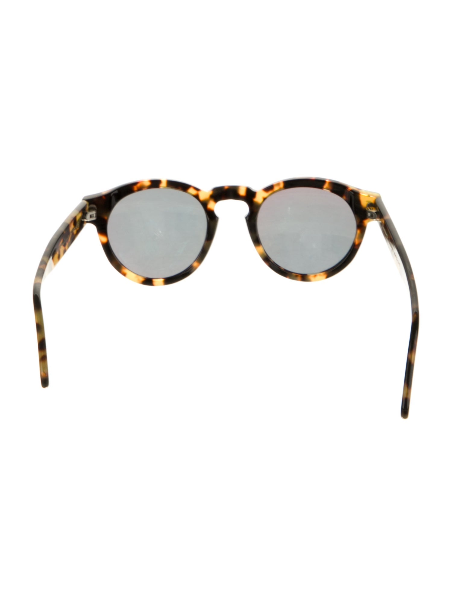 Illesteva Round Mirrored Sunglasses