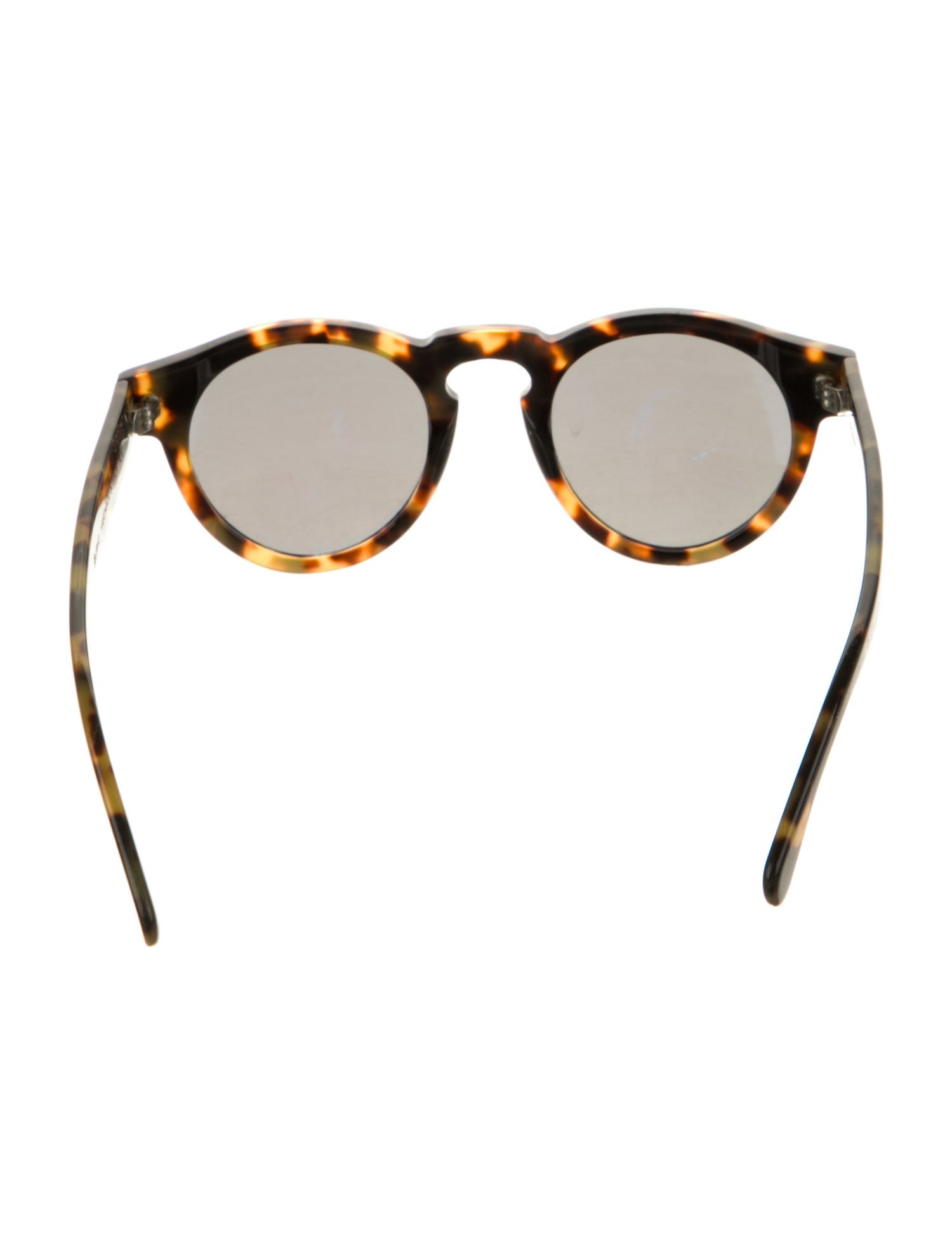 Illesteva Round Mirrored Sunglasses
