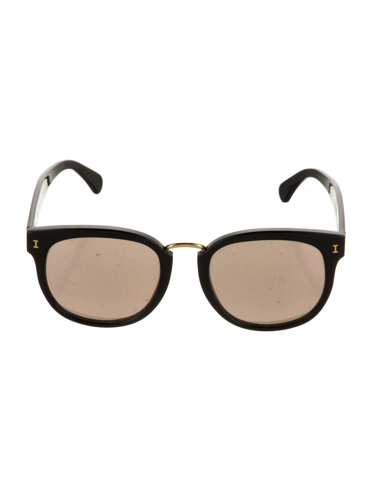 Illesteva Oversize Mirrored Sunglasses