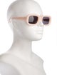 Illesteva Pamela Square Sunglasses