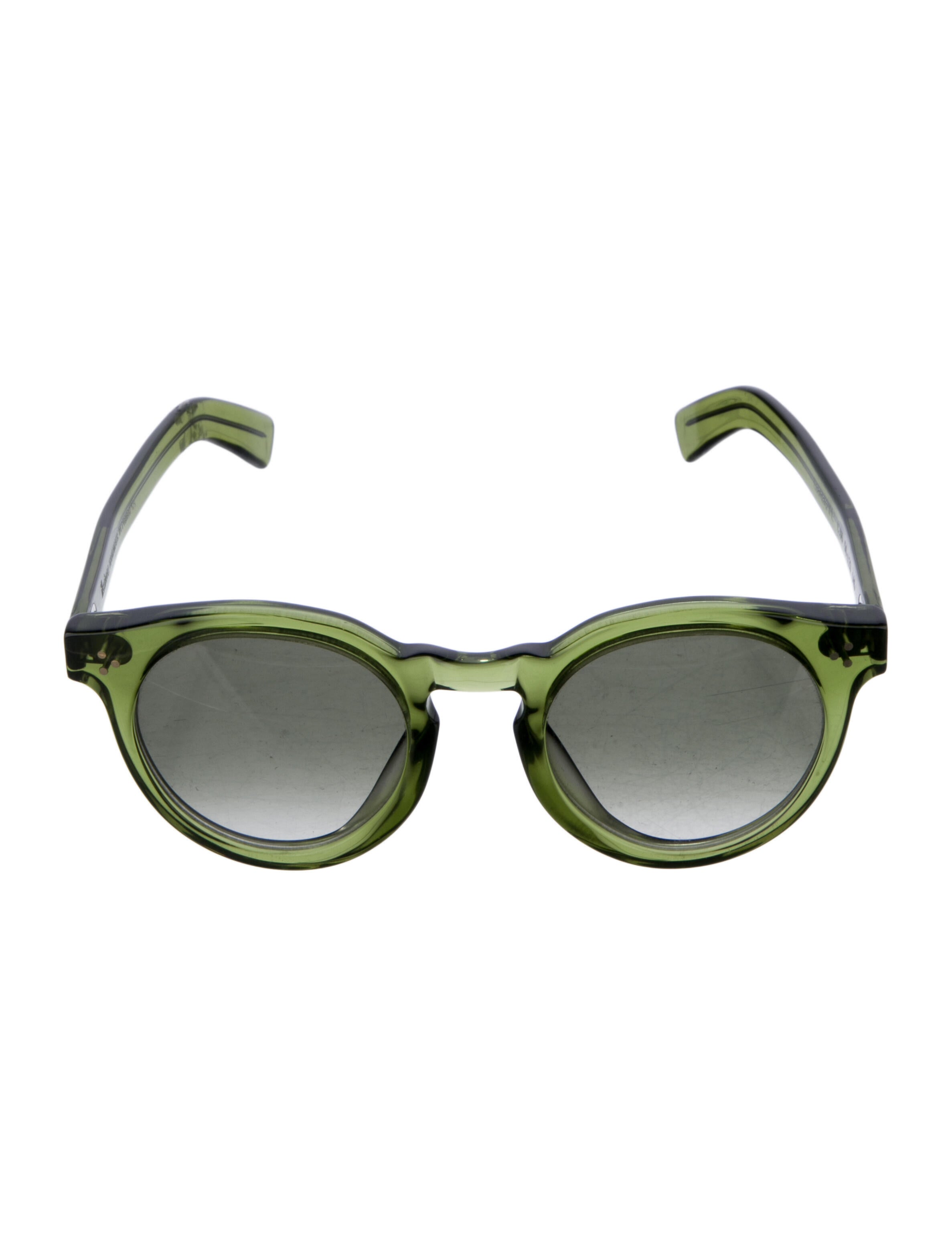 Illesteva Round Gradient Sunglasses