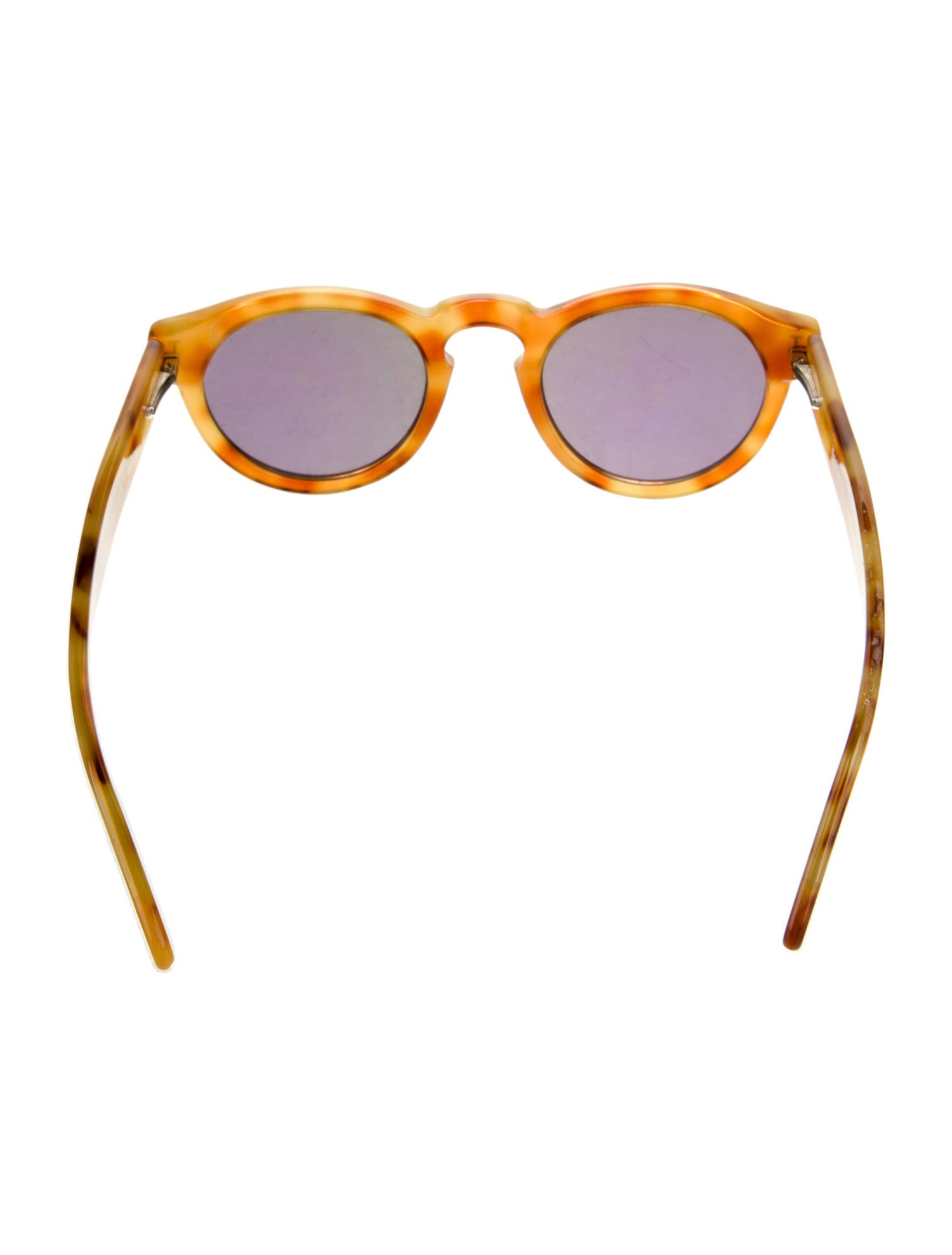 Illesteva Round Mirrored Sunglasses