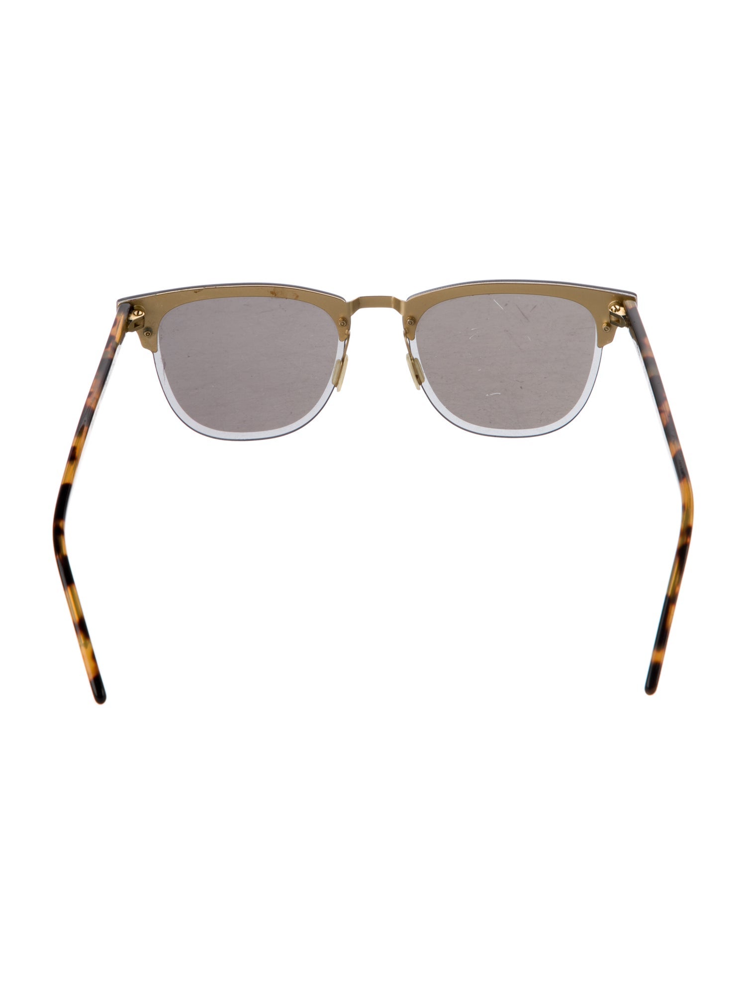 Illesteva Wayfarer Mirrored Sunglasses