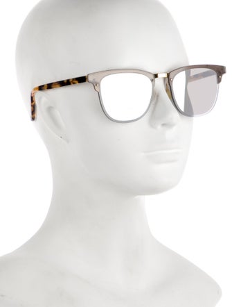 Illesteva Wayfarer Mirrored Sunglasses
