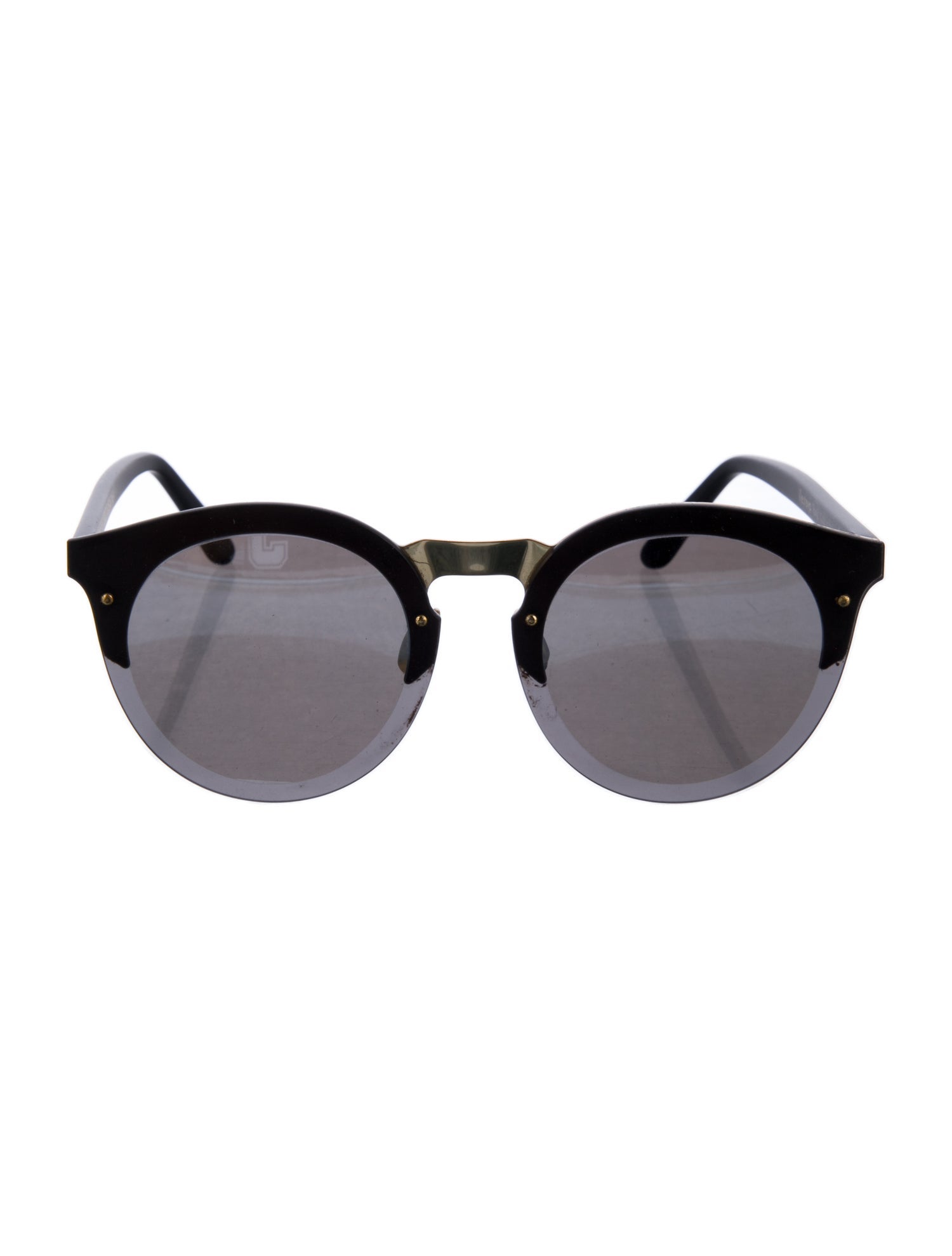 Illesteva Wayfarer Mirrored Sunglasses