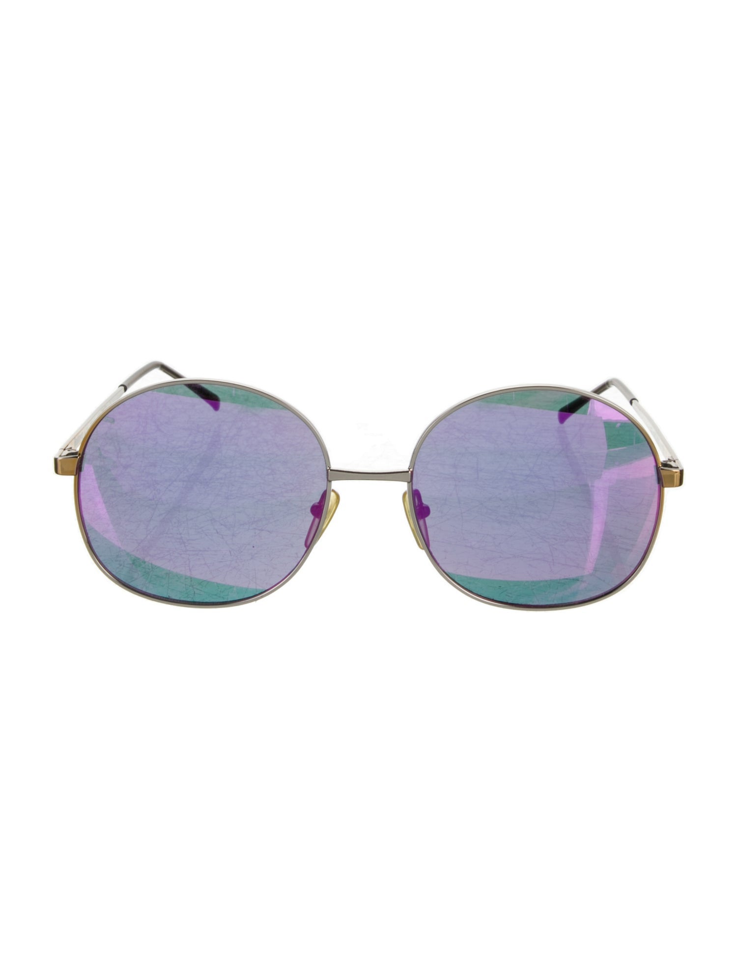 Illesteva Oversize Mirrored Sunglasses