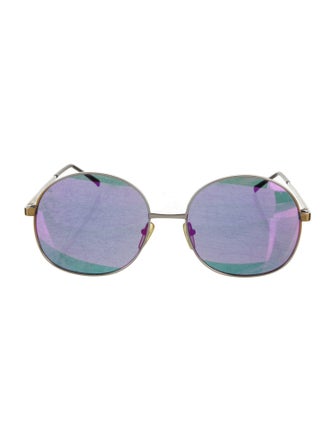 Illesteva Oversize Mirrored Sunglasses