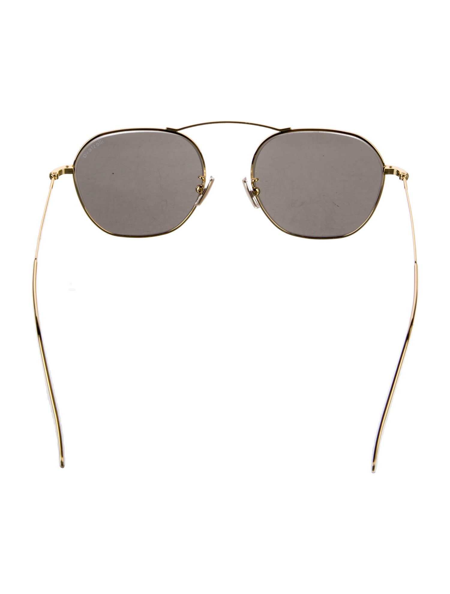 Illesteva Aviator Tinted Sunglasses