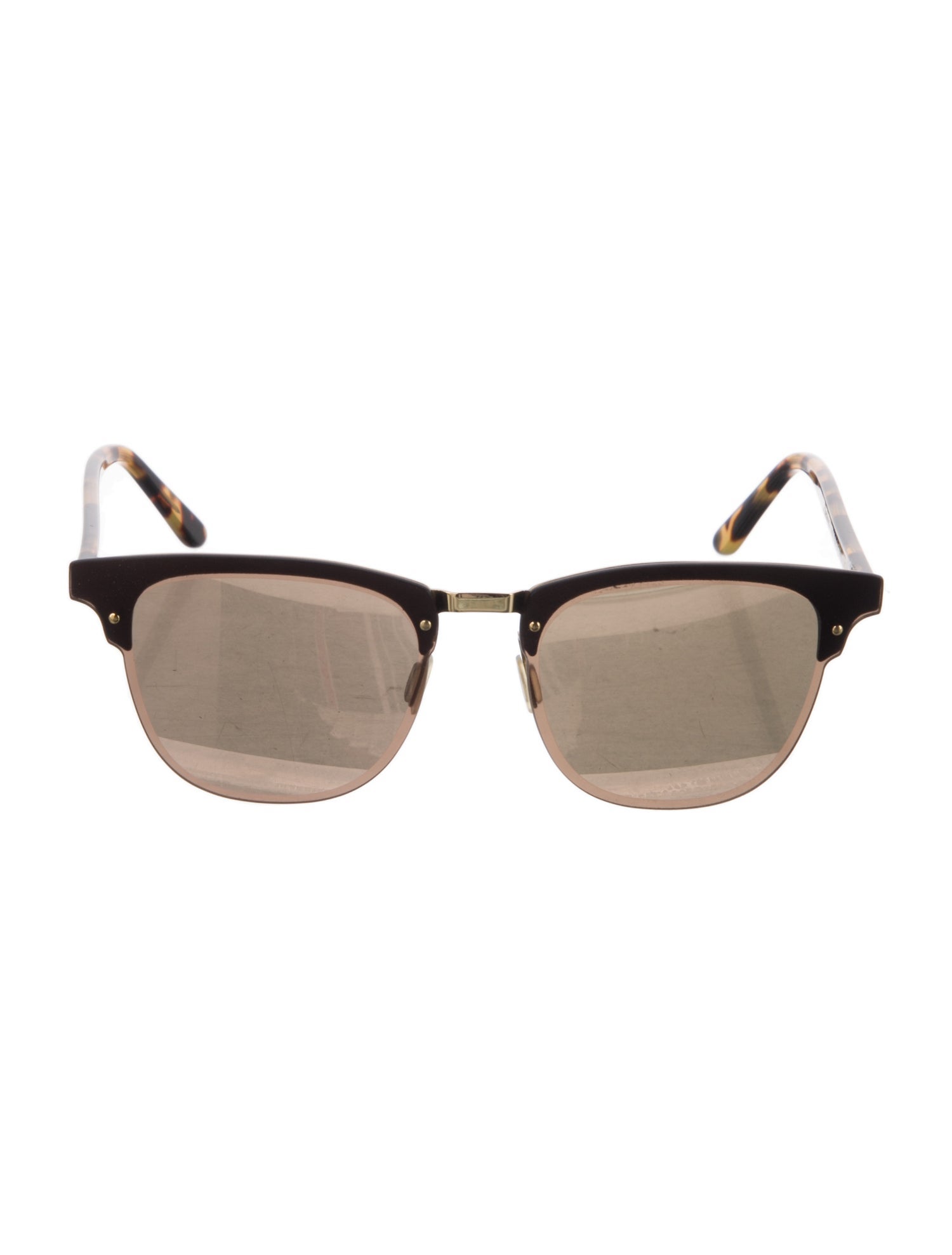 Illesteva Wayfarer Mirrored Sunglasses