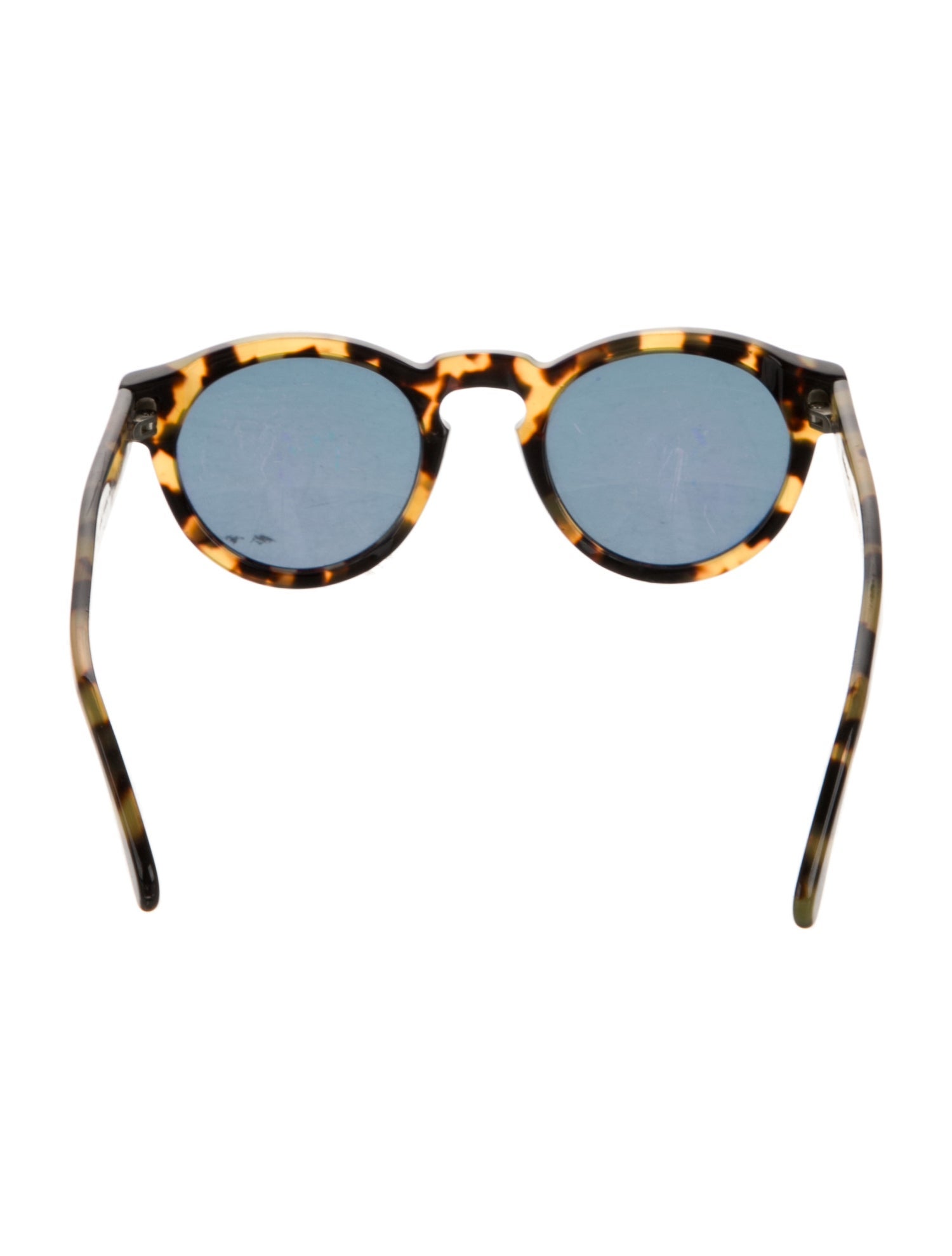 Illesteva Round Mirrored Sunglasses