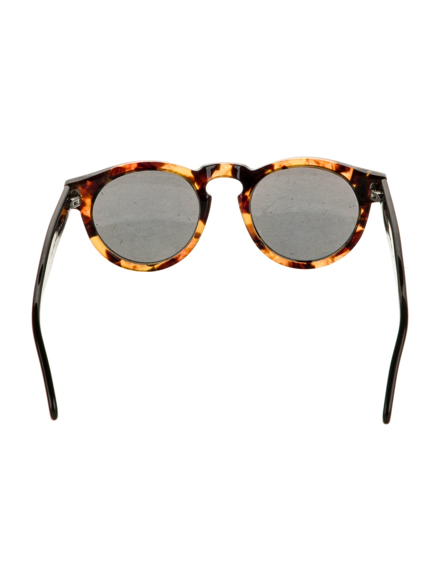 Illesteva Round Mirrored Sunglasses