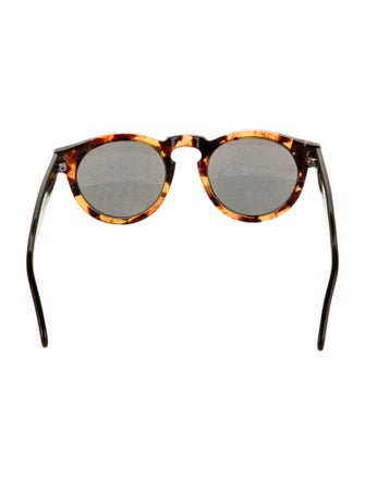 Illesteva Round Mirrored Sunglasses