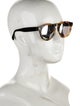 Illesteva Round Mirrored Sunglasses