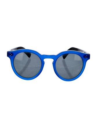 Illesteva Oversize Mirrored Sunglasses