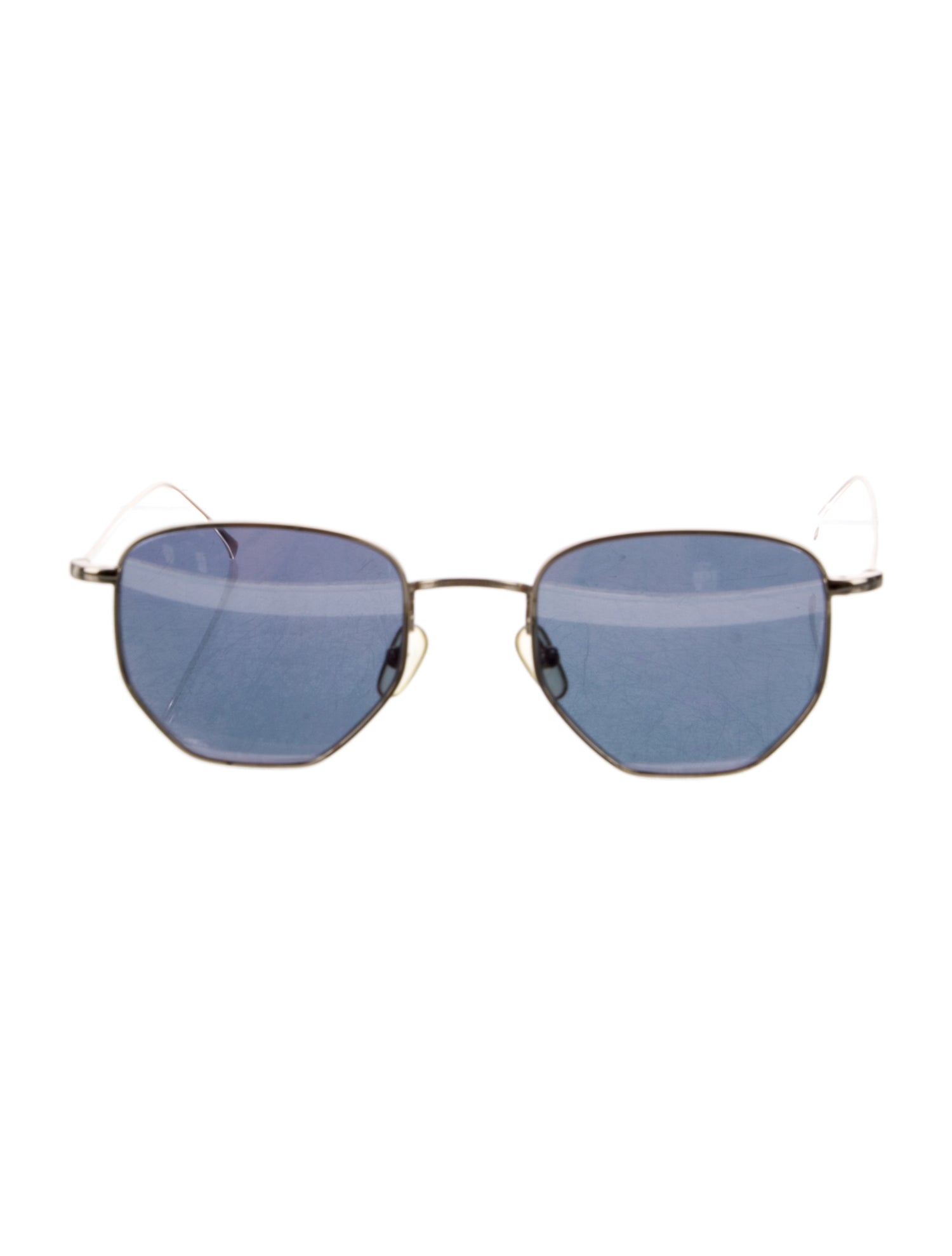 Illesteva Round Mirrored Sunglasses