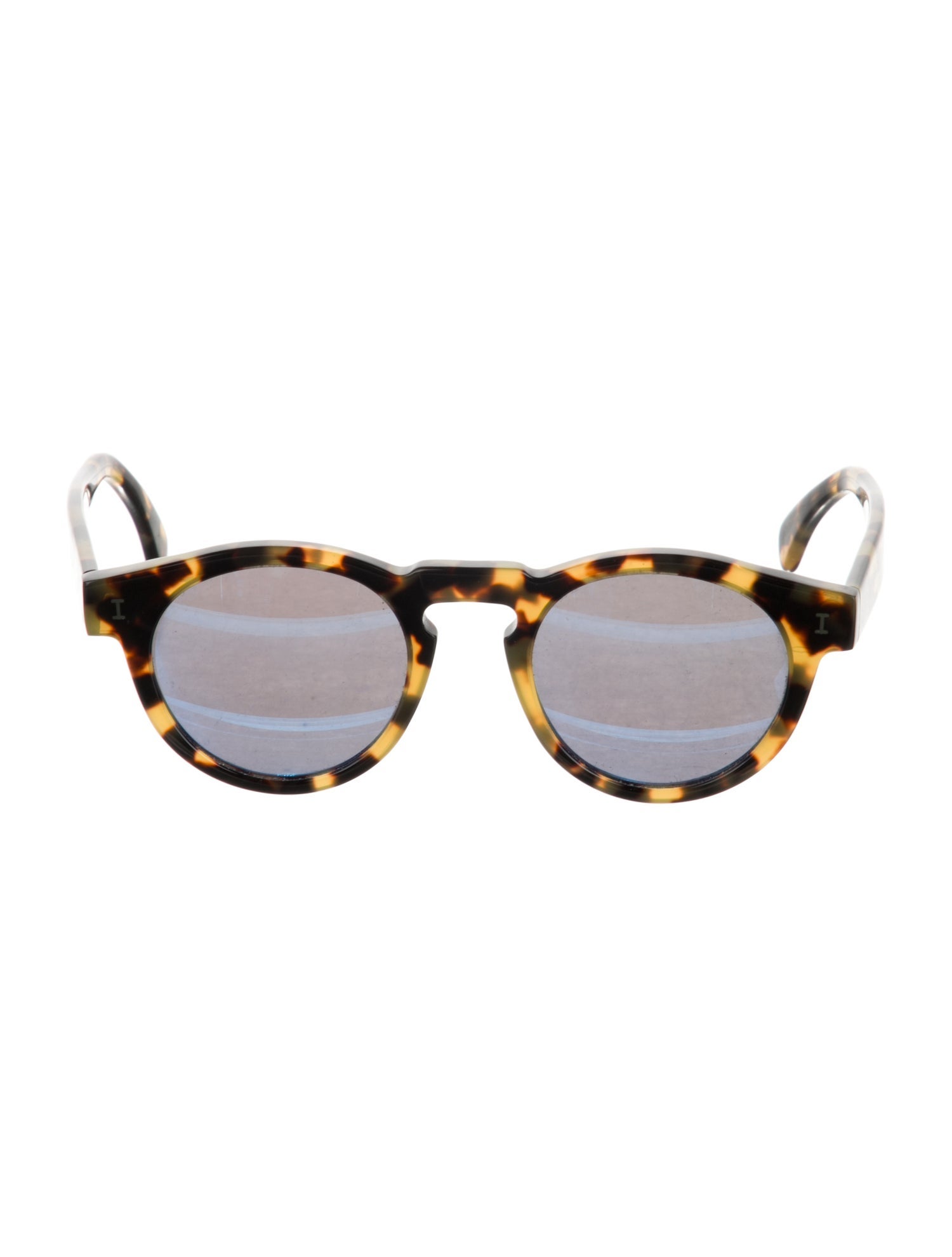 Illesteva Round Mirrored Sunglasses