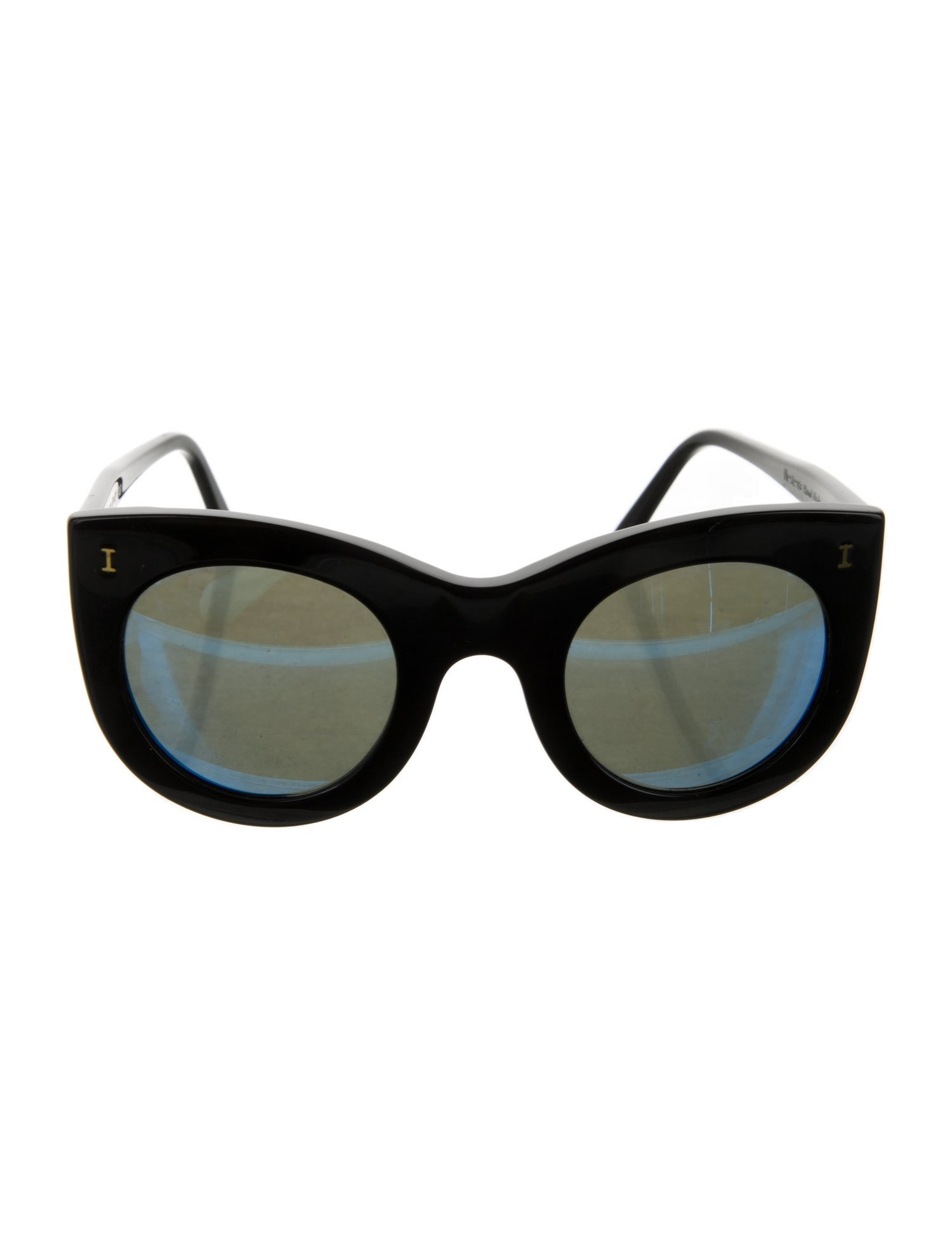 Illesteva Cat-Eye Mirrored Sunglasses