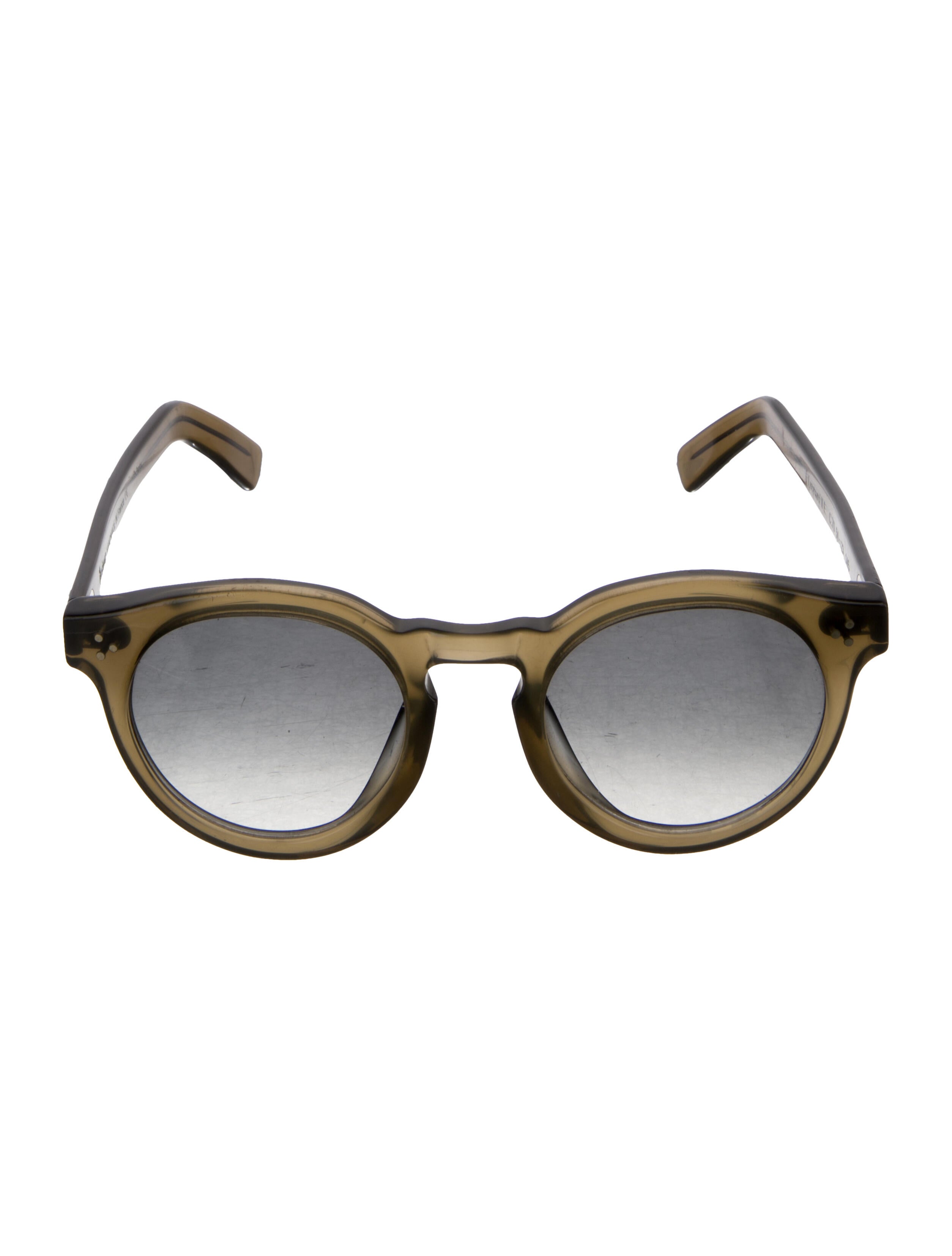 Illesteva Round Gradient Sunglasses