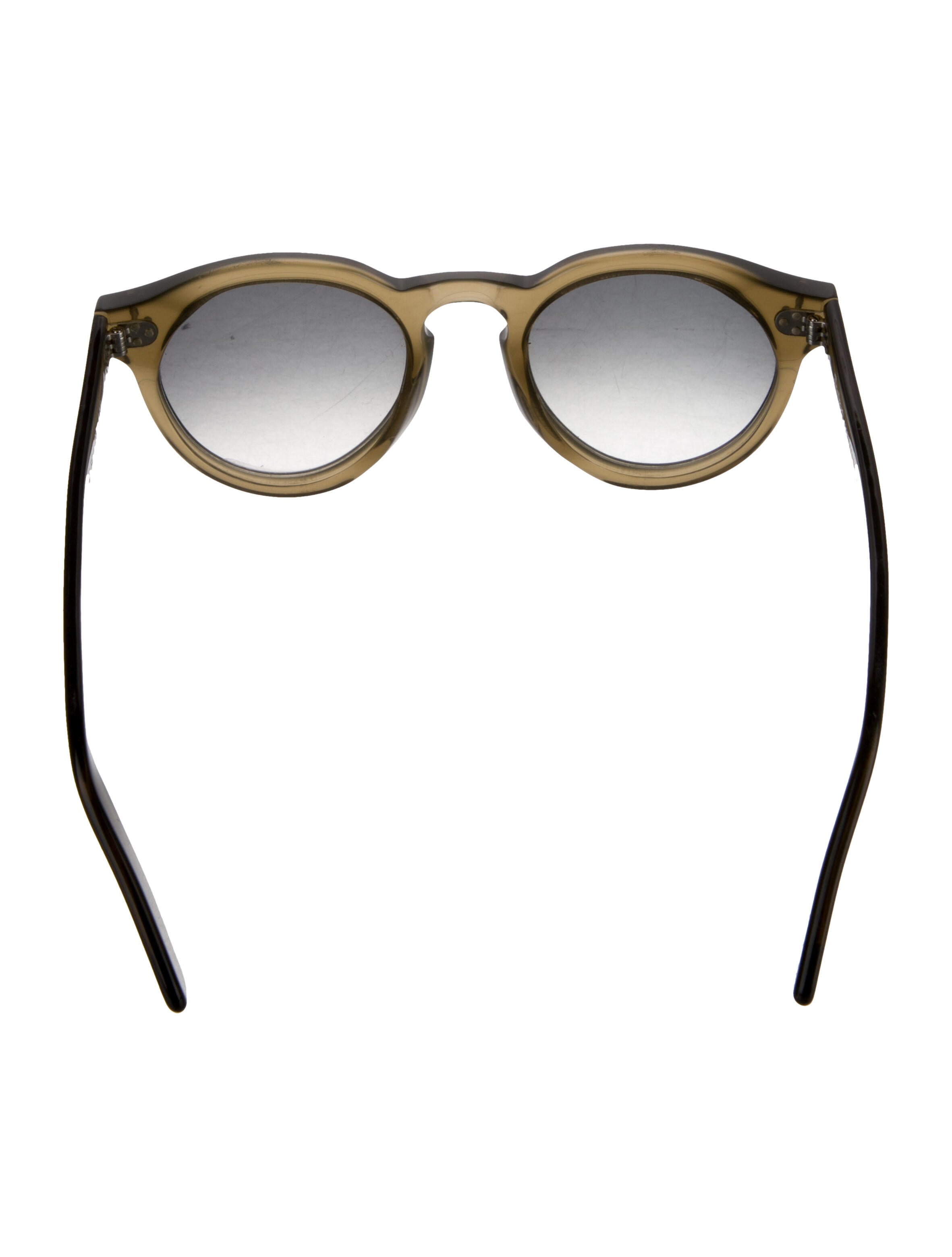 Illesteva Round Gradient Sunglasses