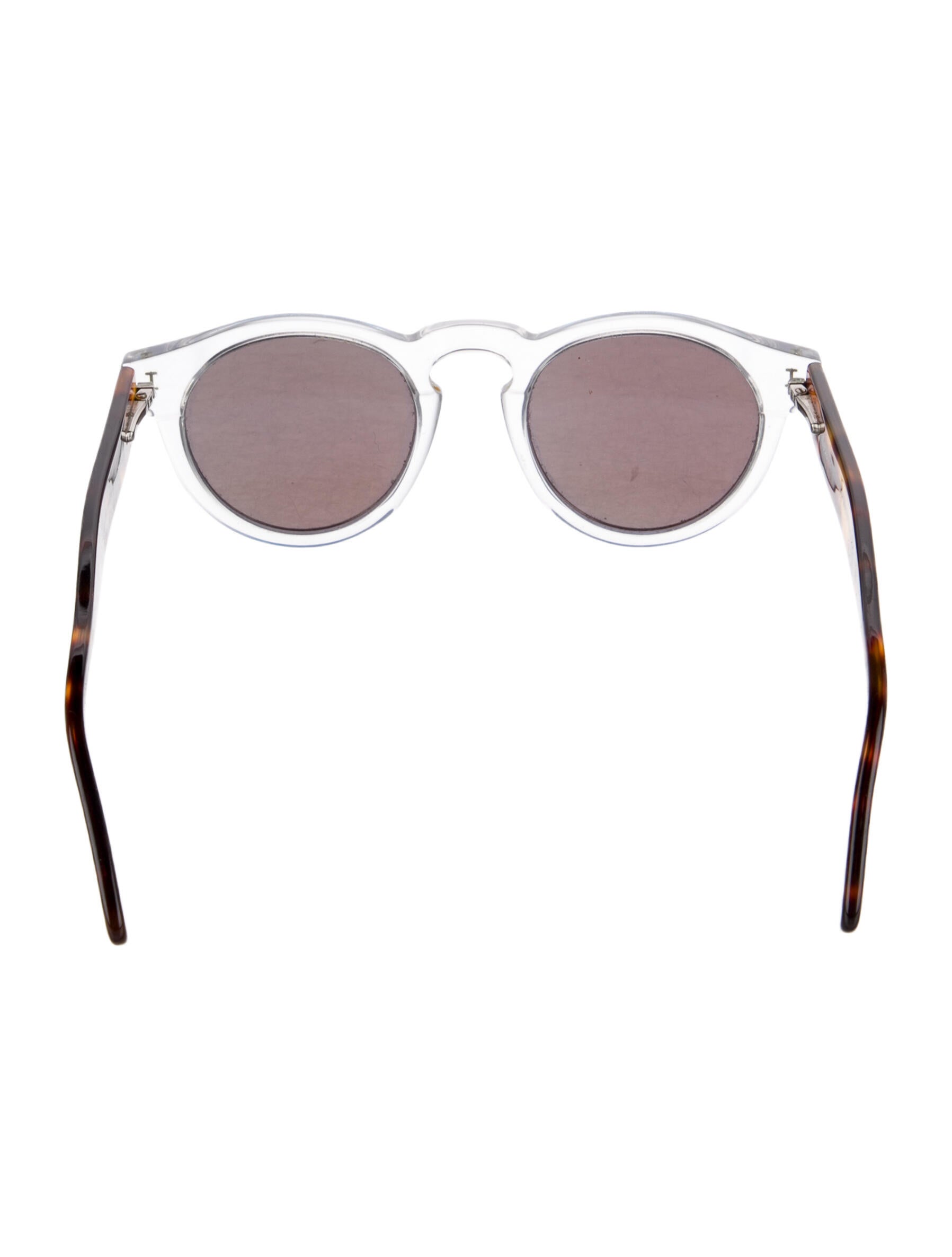 Illesteva Round Mirrored Sunglasses