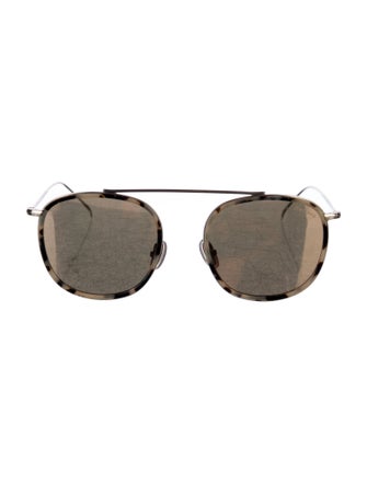 Illesteva Round Mirrored Sunglasses