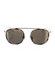 Illesteva Round Mirrored Sunglasses