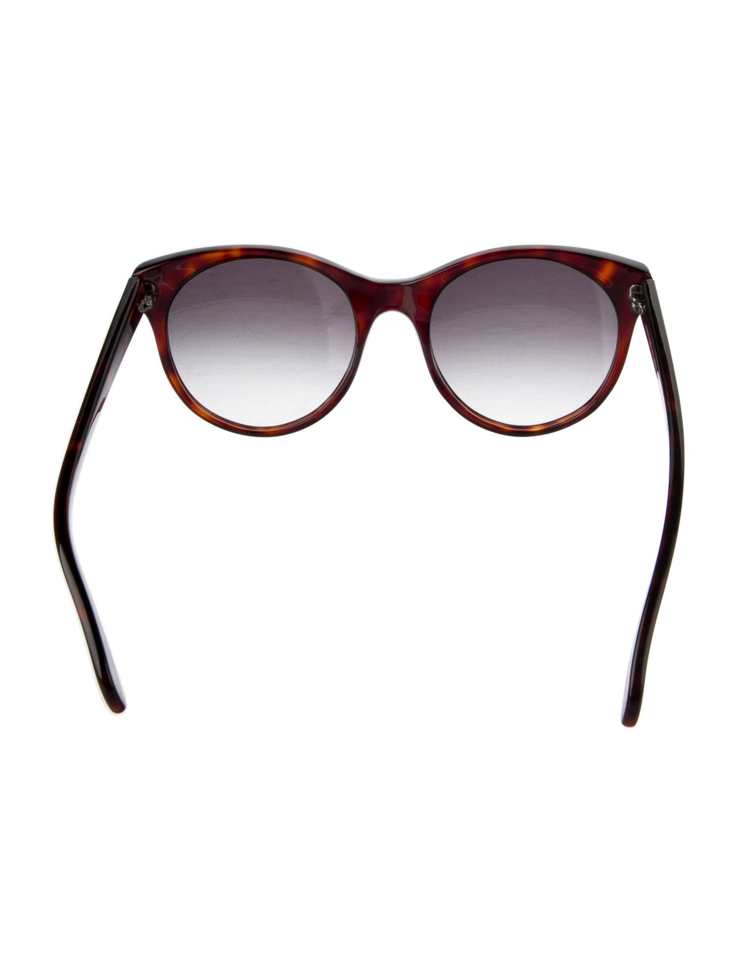 Illesteva Round Gradient Sunglasses
