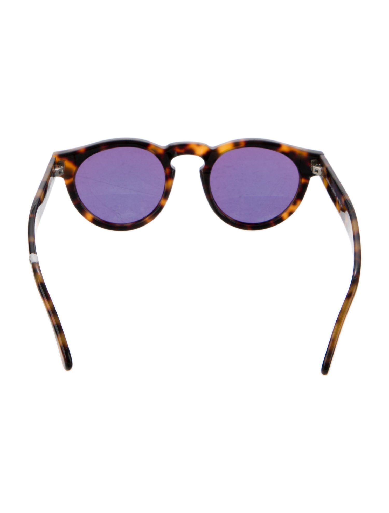 Illesteva Round Mirrored Sunglasses