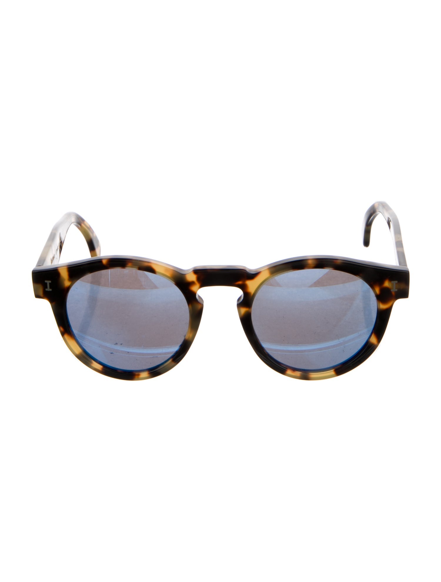 Illesteva Wayfarer Mirrored Sunglasses