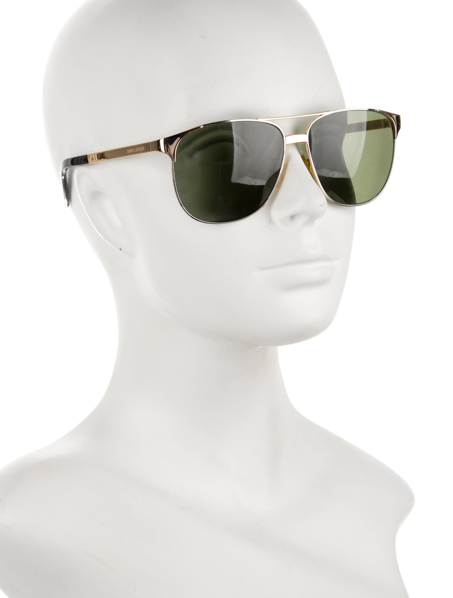 Illesteva Aviator Tinted Sunglasses