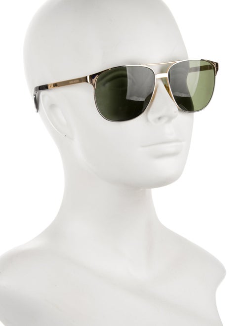 Illesteva Aviator Tinted Sunglasses