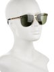 Illesteva Aviator Tinted Sunglasses