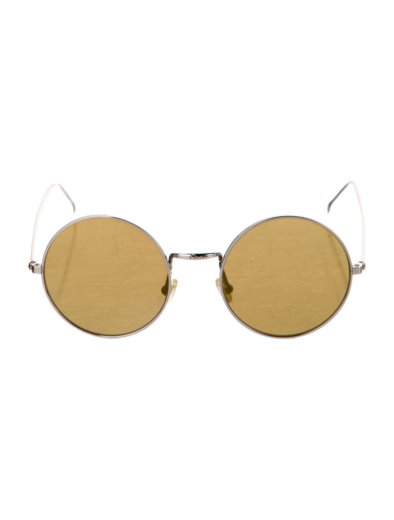 Illesteva Round Mirrored Sunglasses
