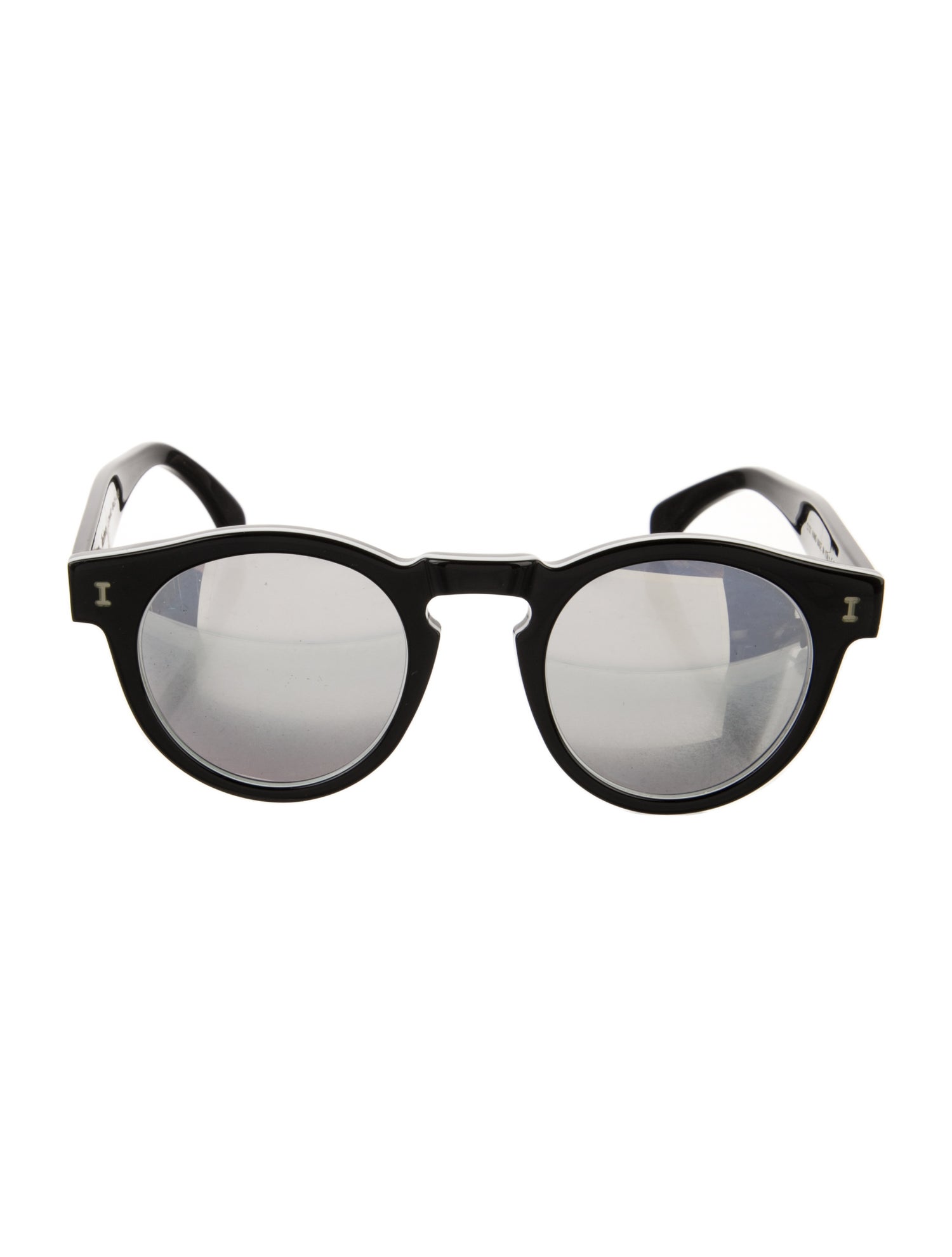 Illesteva Round Mirrored Sunglasses