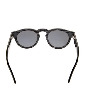Illesteva Round Mirrored Sunglasses