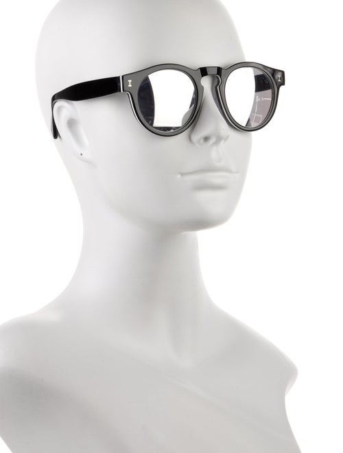 Illesteva Round Mirrored Sunglasses