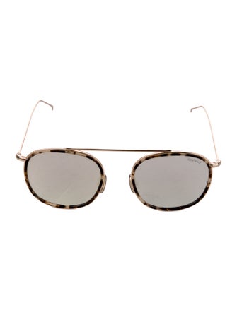 Illesteva Round Mirrored Sunglasses