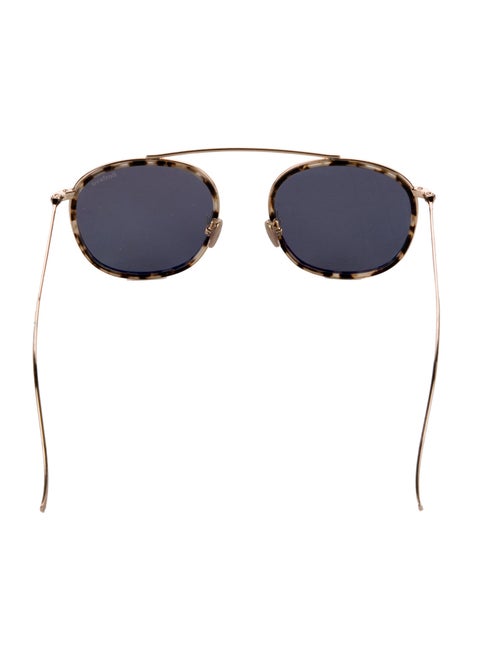 Illesteva Round Mirrored Sunglasses