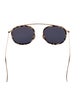 Illesteva Round Mirrored Sunglasses