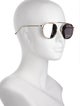 Illesteva Round Mirrored Sunglasses