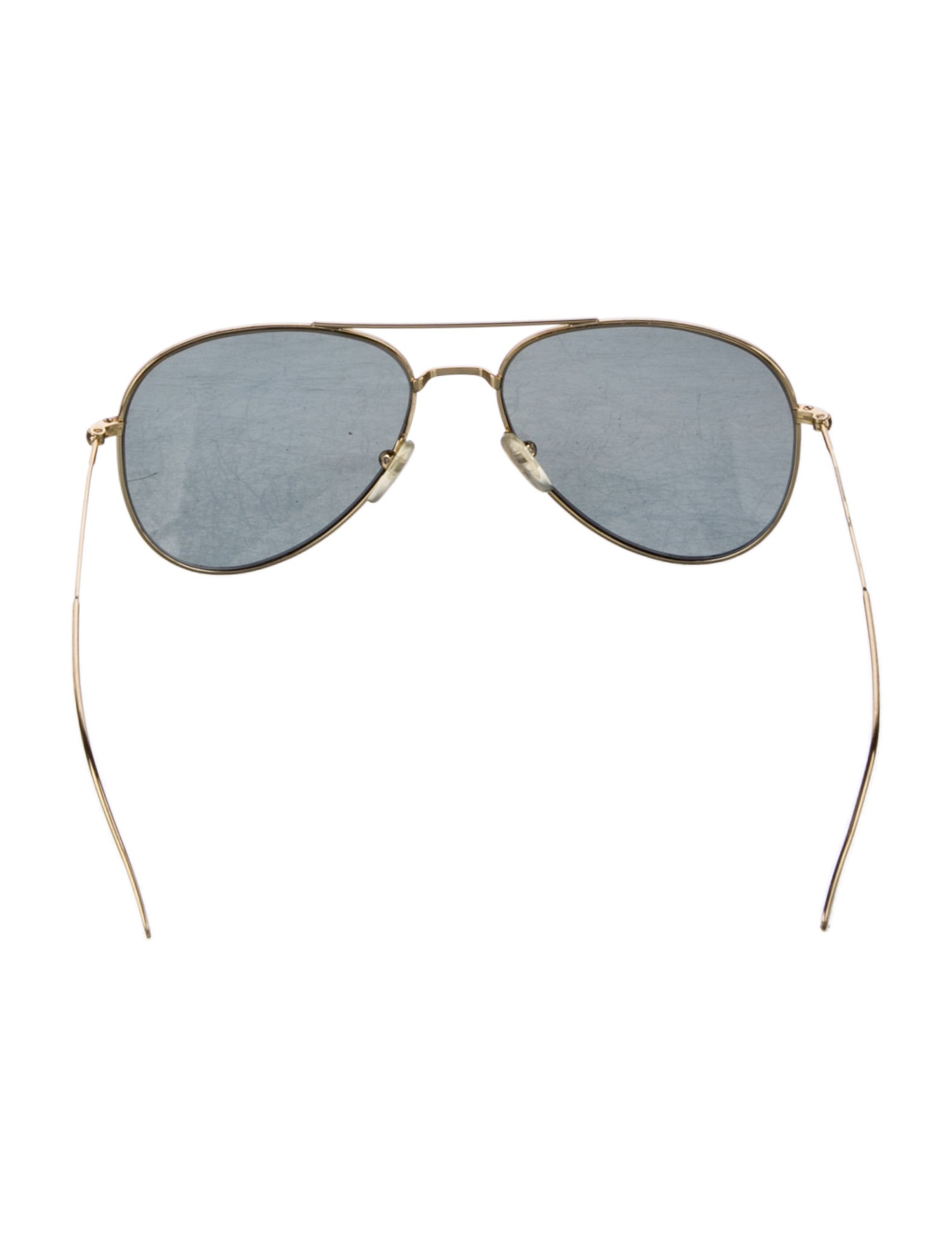 Illesteva Aviator Mirrored Sunglasses