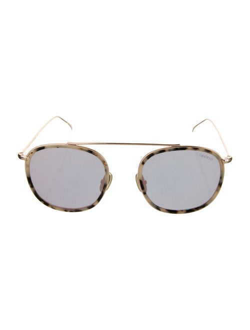Illesteva Round Mirrored Sunglasses